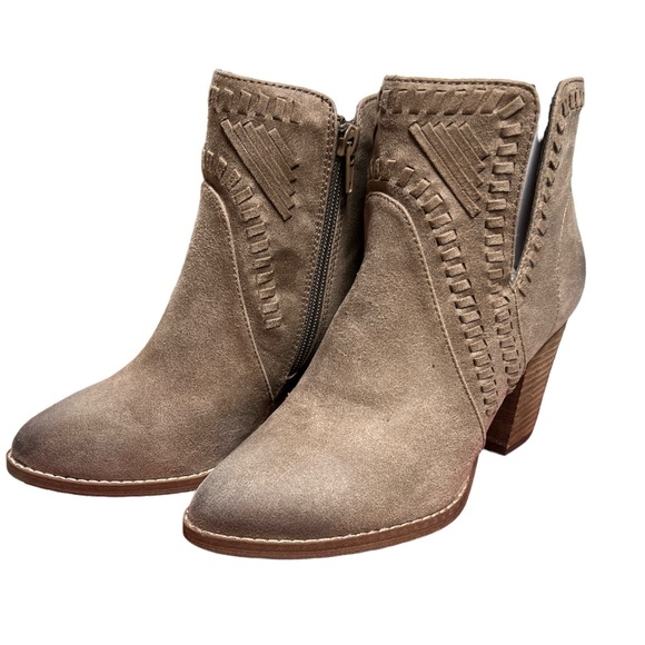 Zigi Soho Halyn Taupe Chelsea Brown Boho Ankle Bootie Size 7 NEW! - Picture 3 of 6